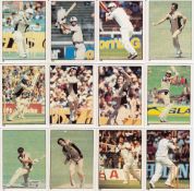 Lot of CRICKET Stickers ; Lot of 12 stickers depicting New Zealand Internationals, issued by Scanlen