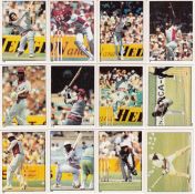 Lot of CRICKET Stickers ; Lot of 12 stickers depicting West Indies Internationals, issued by Scanlen