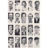Lot of CRICKET Cigarette Cards ; A superb set of 25 cards issued by Kane Products LTD from their 195