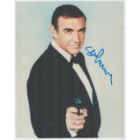 SEAN CONNERY Actor signed James Bond 8x10 Photo .