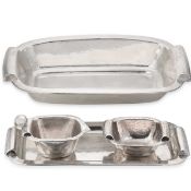 A German shaped rectangular tray,