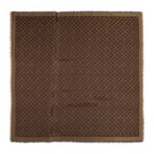Louis Vuitton Brown Classic Monogram Shawl