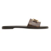 Louis Vuitton Monogram Lock It Flat Mule - Size 39