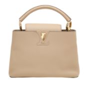Louis Vuitton Beige Taurillon Capucines BB