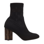 Louis Vuitton Black Silhouette Heel Ankle Boot - Size 40