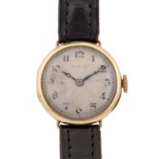 Rolex Transitional Wristwatch 9k gold