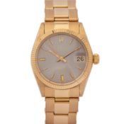 Rolex 'Date' Bracelet Watch 18k gold
