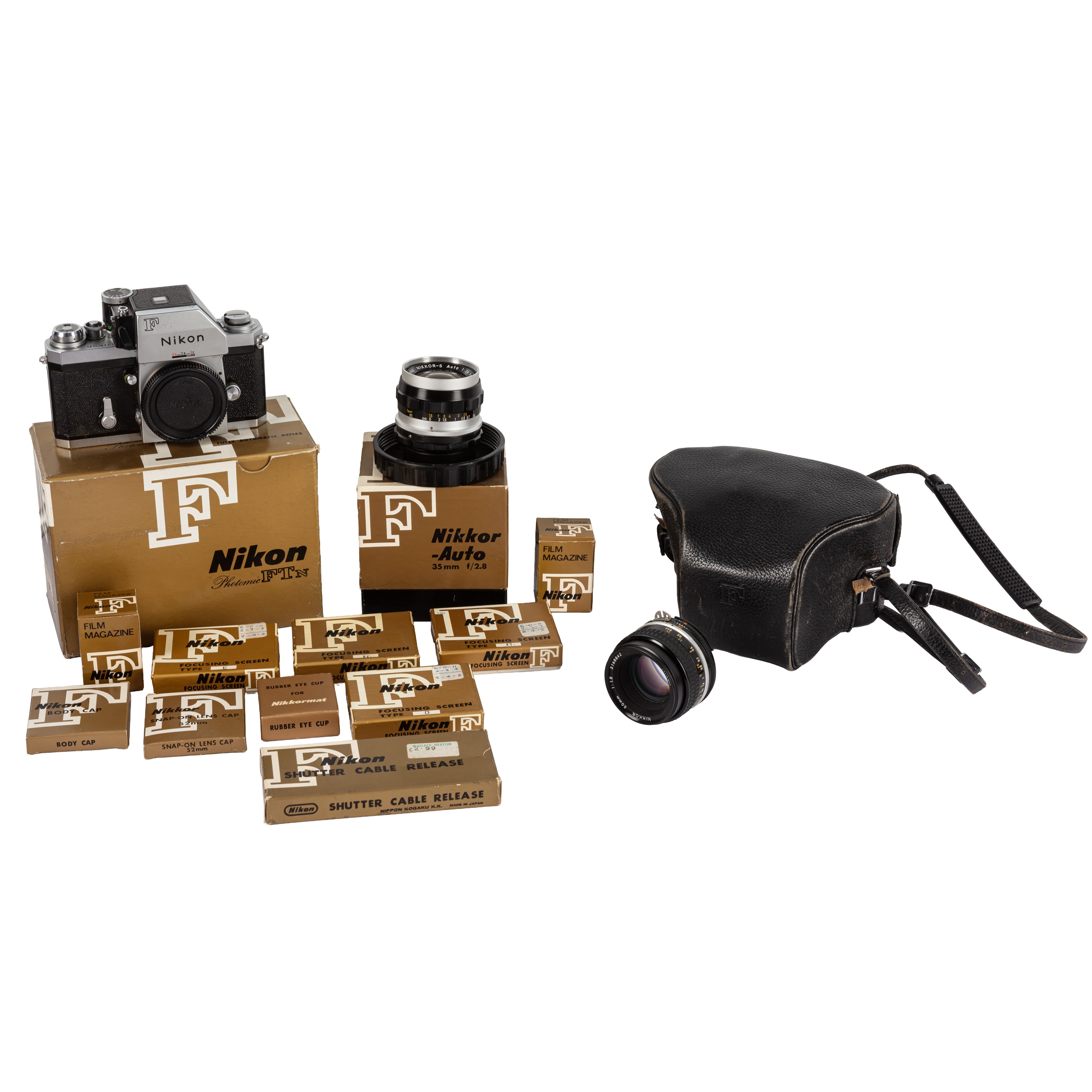 Nikon F Photomic SLR Camera Outfit Serial No: 7129425 Body: VG/E ...