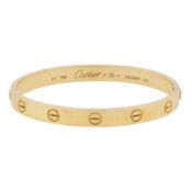 Cartier Ι A 'Love' bracelet 18 carat yellow gold