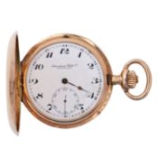 International Watch Company - Full Hunter Pocket Watch 14ct gold