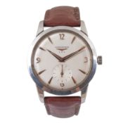 Longines 'Three Star' Wristwatch Stainless steel