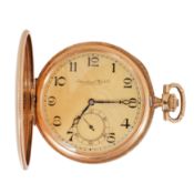 International Watch Company - Full Hunter Pocket Watch 14ct gold