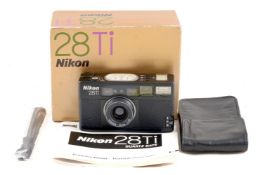 Nikon 28Ti Quartz Date. High quality compact camera.