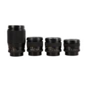 Carl Zeiss Four Contax/Yashica Mount Prime Lenses