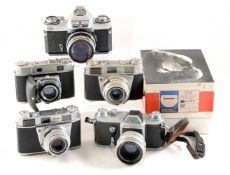 Kodak Retina IIIc & Other Vintage Cameras. Including Contax D with Biotar lens.