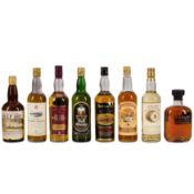 Mixed Highlands Single Malt Whiskeys - 8 bottles Highland, Single Malt