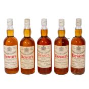 Dewars - 5 bottles Scotch, Whisky