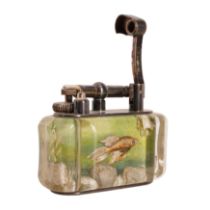 Alfred Dunhill (British 1872-1959) Half Giant Aquarium Lighter