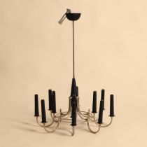 In the manner of Wiener Werkstätte Chandelier