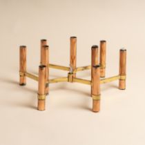 Attributed to Gaetano Schiloari, Italy Modernist chandelier
