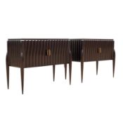 In the manner of Osvaldo Borsani, Italian Pair of sideboards
