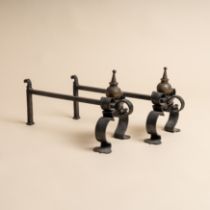 Arts and Crafts, Britain Pair of Fire Dogs