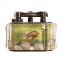Alfred Dunhill (British 1872-1959) Half Giant Aquarium Lighter