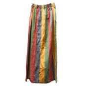 A pair of Pierre Frey striped curtains French, Contemporary