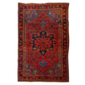 An antique Bijar rug, north-west Persia