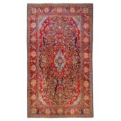 A fine Kashan rug, central Persia