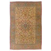An extremely fine Nain carpet, central Persia