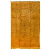 A very fine silk Indian carpet