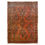 A fine antique Sarouk rug, west Persia