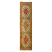 A fine Tabriz runner, north-west Persia