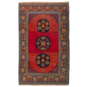 An antique Khotan rug, east Turkestan
