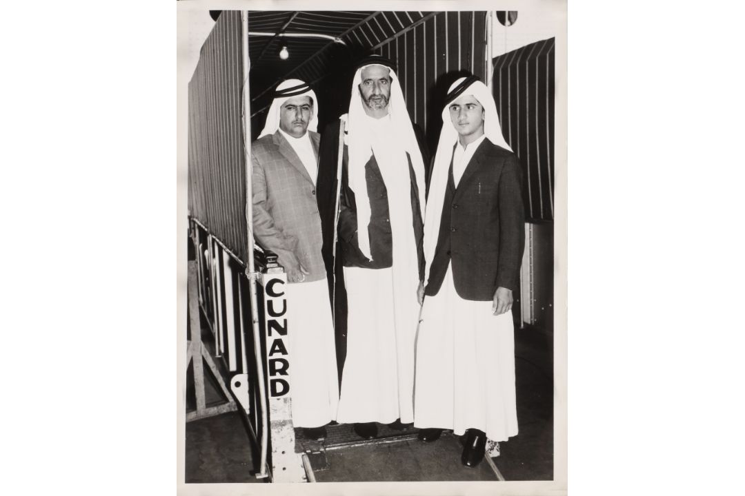 George V. Bigelow [Cunard Line Photographer] (XX) Sheikh Rashid bin Saeed Al Maktoum, New York, 1963 - Image 11 of 13
