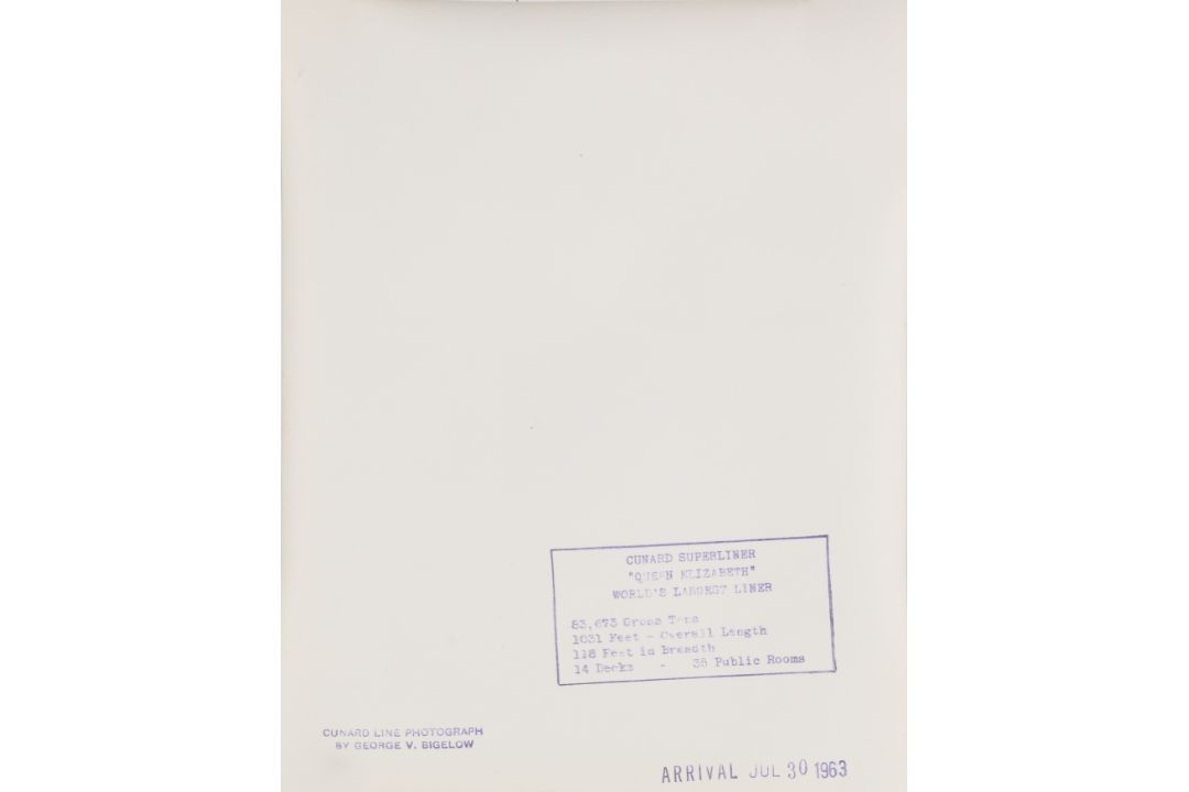 George V. Bigelow [Cunard Line Photographer] (XX) Sheikh Rashid bin Saeed Al Maktoum, New York, 1963 - Image 3 of 13