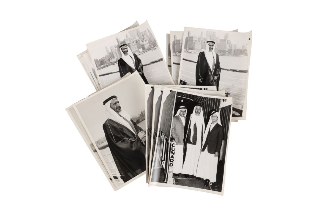 George V. Bigelow [Cunard Line Photographer] (XX) Sheikh Rashid bin Saeed Al Maktoum, New York, 1963 - Image 13 of 13