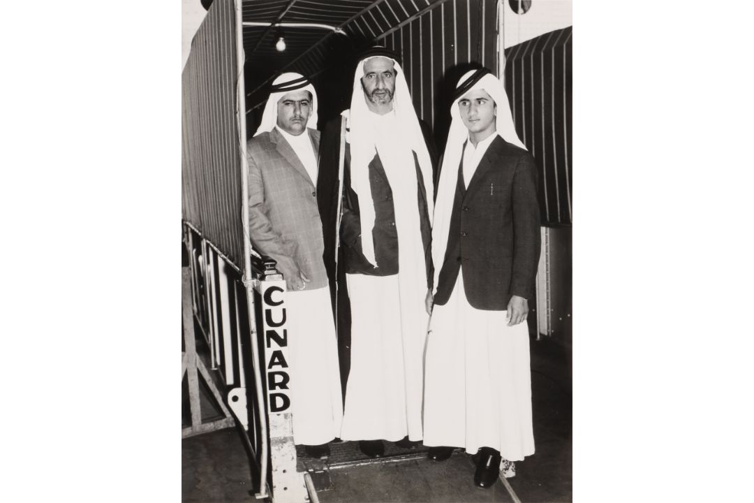 George V. Bigelow [Cunard Line Photographer] (XX) Sheikh Rashid bin Saeed Al Maktoum, New York, 1963 - Image 10 of 13