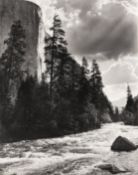 Ansel Adams (1902-1984) El Capitan, Merced River, Clouds, Yosemite National Park, California,