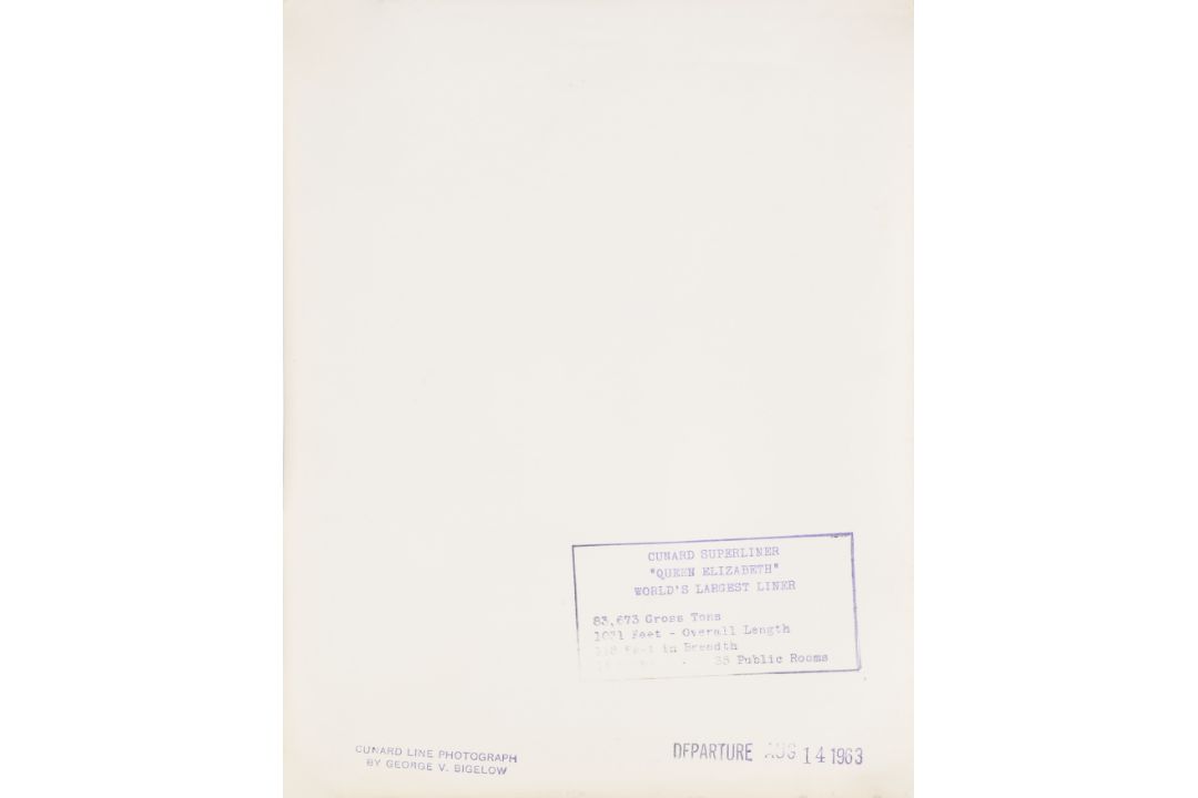 George V. Bigelow [Cunard Line Photographer] (XX) Sheikh Rashid bin Saeed Al Maktoum, New York, 1963 - Image 12 of 13