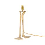 In the manner of Porta Romana, Britain Surrealist duck feet table lamp