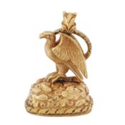 English or Scottish circa 1830 A William IV amethyst fob seal