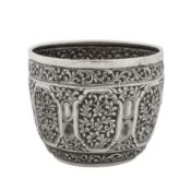Northern Burma circa 1960 A mid-20th century Burmese silver small bowl