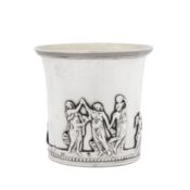 Moscow 1835 by HX script? An early 19th century Nicholas I Russian 84 zolotnik silver beaker