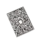 Birmingham 1839 by Francis Clark A Victorian sterling silver card case