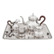 Padova circa 1960 by Bruno and Cesare Zaramella A mid 20th century Italian 800 standard silver three