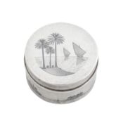 Omara dated 1947, signed Aziz Zahroon A mid-20th century Iraqi silver and niello box