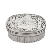 London 1808 by H? A George III sterling silver snuff box