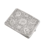 Van circa 1920 An early 20th century Armenian silver cigarette case